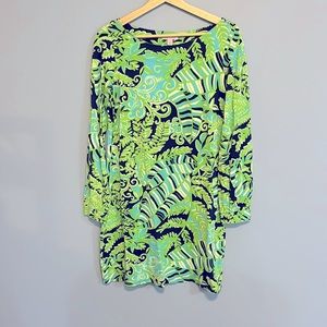 Lilly Pulitzer Green and Blue Dress